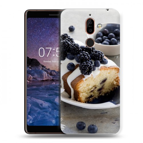 Дизайнерский пластиковый чехол для Nokia 7 Plus Кексы