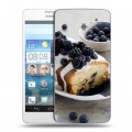 Дизайнерский пластиковый чехол для Huawei Ascend D2 Кексы