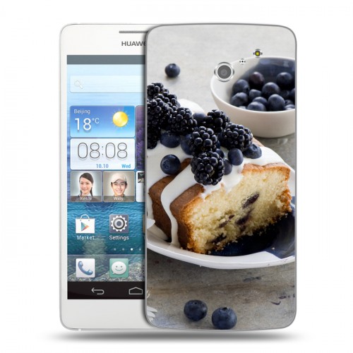 Дизайнерский пластиковый чехол для Huawei Ascend D2 Кексы