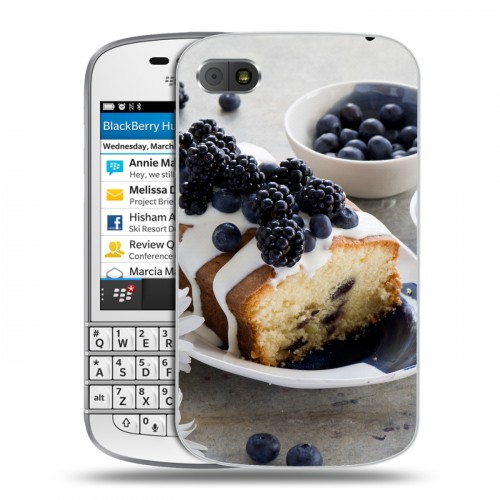 Дизайнерский пластиковый чехол для BlackBerry Q10 Кексы