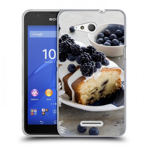 Дизайнерский пластиковый чехол для Sony Xperia E4g Кексы