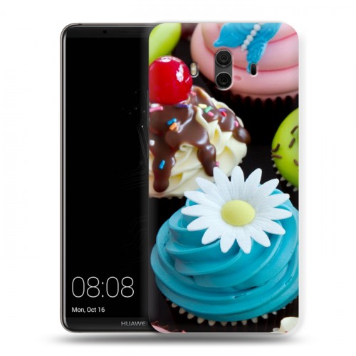 Дизайнерский пластиковый чехол для Huawei Mate 10 Кексы