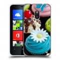 Дизайнерский пластиковый чехол для Nokia Lumia 620 Кексы