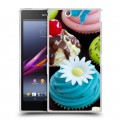 Дизайнерский пластиковый чехол для Sony Xperia Z Ultra  Кексы