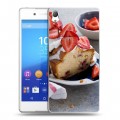 Дизайнерский пластиковый чехол для Sony Xperia Z3+ Кексы