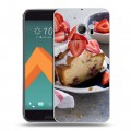 Дизайнерский пластиковый чехол для HTC 10 Кексы