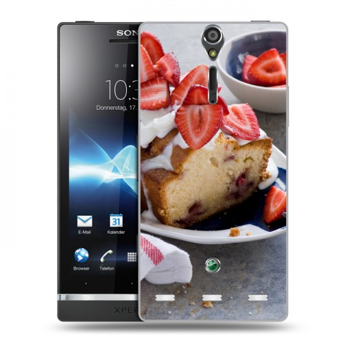 Дизайнерский пластиковый чехол для Sony Xperia S Кексы