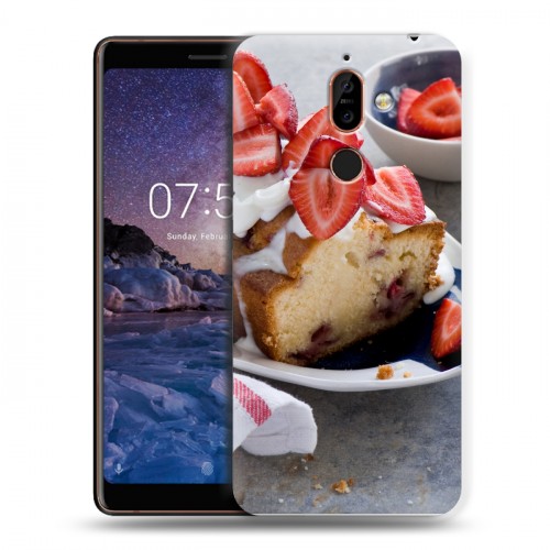 Дизайнерский пластиковый чехол для Nokia 7 Plus Кексы