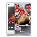 Дизайнерский пластиковый чехол для Sony Xperia L Кексы