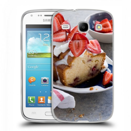 Дизайнерский пластиковый чехол для Samsung Galaxy Core Кексы