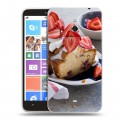 Дизайнерский пластиковый чехол для Nokia Lumia 1320 Кексы