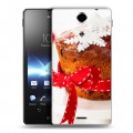 Дизайнерский пластиковый чехол для Sony Xperia TX Кексы