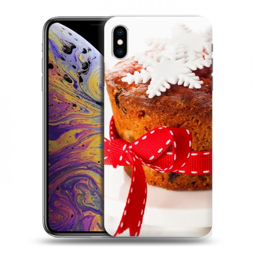 Дизайнерский силиконовый чехол для Iphone Xs Max Кексы