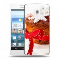 Дизайнерский пластиковый чехол для Huawei Ascend D2 Кексы