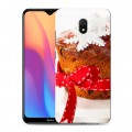 Дизайнерский силиконовый с усиленными углами чехол для Xiaomi RedMi 8A Кексы