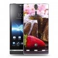 Дизайнерский пластиковый чехол для Sony Xperia S Кексы