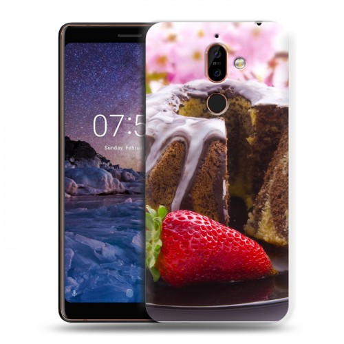 Дизайнерский пластиковый чехол для Nokia 7 Plus Кексы