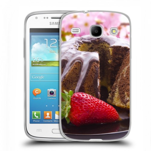 Дизайнерский силиконовый чехол для Samsung Galaxy Core Кексы