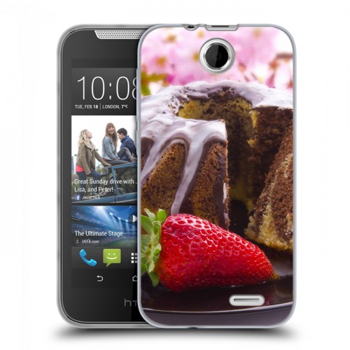 Дизайнерский силиконовый чехол для HTC Desire 310 Кексы