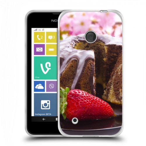 Дизайнерский пластиковый чехол для Nokia Lumia 530 Кексы