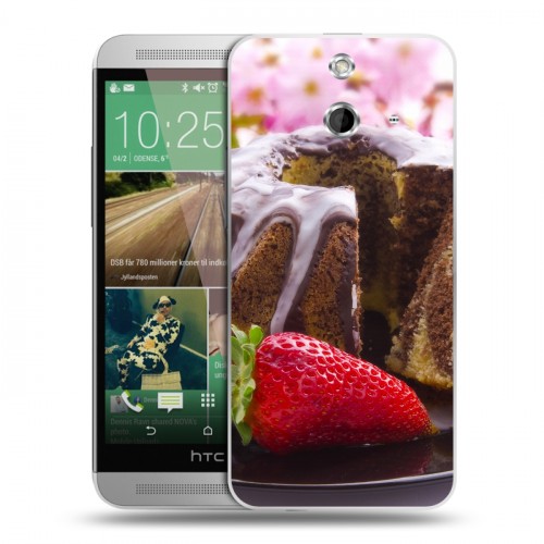 Дизайнерский пластиковый чехол для HTC One E8 Кексы