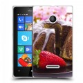 Дизайнерский пластиковый чехол для Microsoft Lumia 435 Кексы