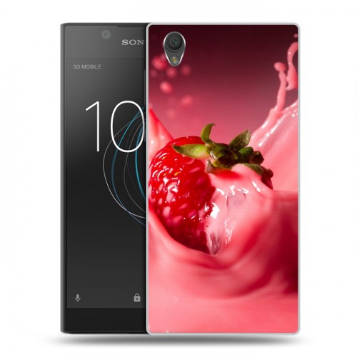 Дизайнерский пластиковый чехол для Sony Xperia L1 Клубника