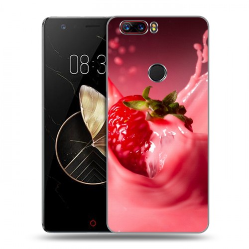 Дизайнерский пластиковый чехол для ZTE Nubia Z17 Клубника