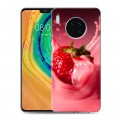 Дизайнерский пластиковый чехол для Huawei Mate 30 Клубника