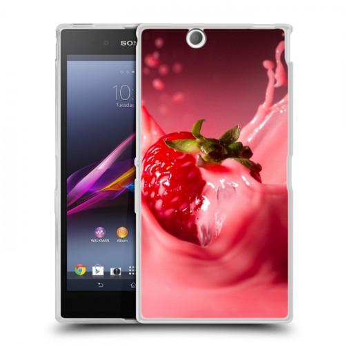 Дизайнерский пластиковый чехол для Sony Xperia Z Ultra  Клубника