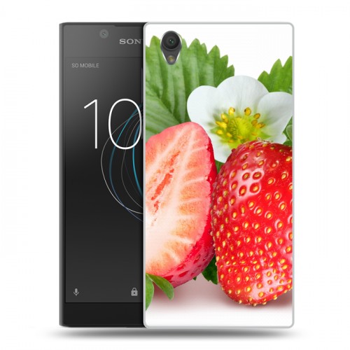 Дизайнерский пластиковый чехол для Sony Xperia L1 Клубника