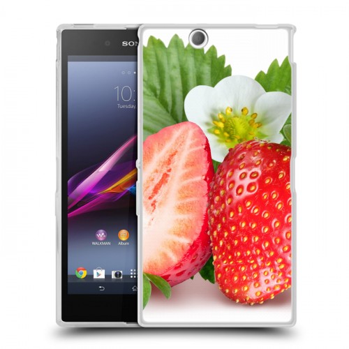 Дизайнерский пластиковый чехол для Sony Xperia Z Ultra  Клубника