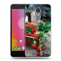 Дизайнерский пластиковый чехол для Lenovo K6 Клубника