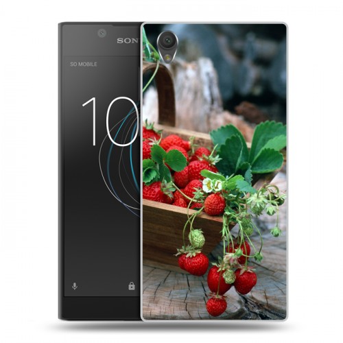 Дизайнерский пластиковый чехол для Sony Xperia L1 Клубника