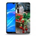 Дизайнерский пластиковый чехол для Huawei Y6 (2019) Клубника