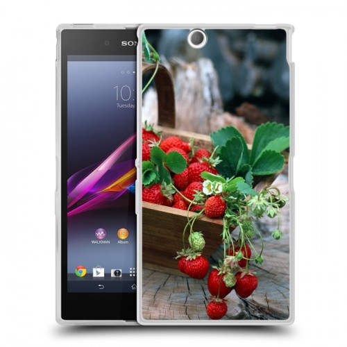 Дизайнерский пластиковый чехол для Sony Xperia Z Ultra  Клубника