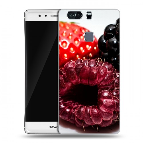 Дизайнерский пластиковый чехол для Huawei P9 Plus Клубника