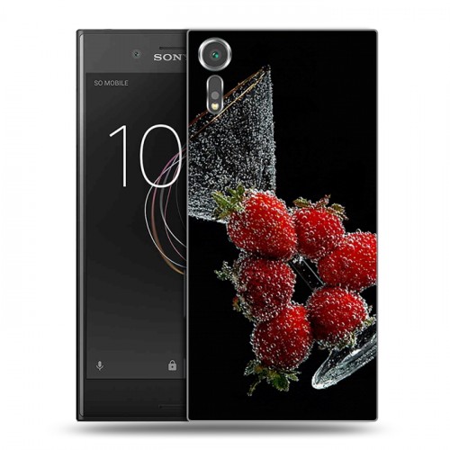 Дизайнерский пластиковый чехол для Sony Xperia XZs Клубника