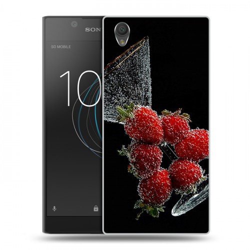 Дизайнерский пластиковый чехол для Sony Xperia L1 Клубника