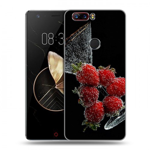 Дизайнерский пластиковый чехол для ZTE Nubia Z17 Клубника