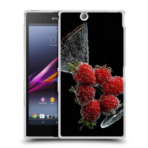 Дизайнерский пластиковый чехол для Sony Xperia Z Ultra  Клубника