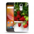 Дизайнерский пластиковый чехол для ZTE Blade X5 Клубника