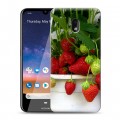 Дизайнерский силиконовый чехол для Nokia 2.2 Клубника