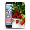 Дизайнерский пластиковый чехол для Nokia Lumia 1320 Клубника