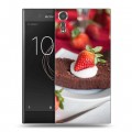 Дизайнерский пластиковый чехол для Sony Xperia XZs Клубника