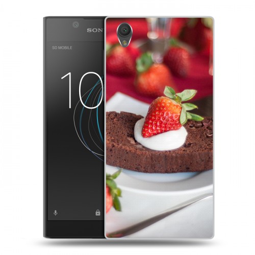 Дизайнерский пластиковый чехол для Sony Xperia L1 Клубника