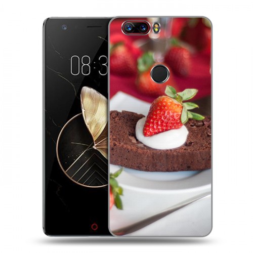 Дизайнерский пластиковый чехол для ZTE Nubia Z17 Клубника