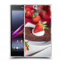 Дизайнерский пластиковый чехол для Sony Xperia Z Ultra  Клубника