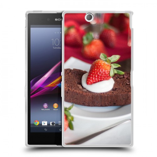 Дизайнерский пластиковый чехол для Sony Xperia Z Ultra  Клубника