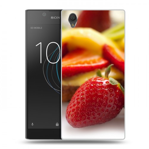 Дизайнерский пластиковый чехол для Sony Xperia L1 Клубника